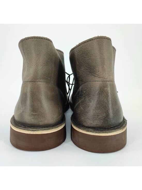 Clarks Bushacre 2 Men’s 12 US Boots Leather Gray Distressed Chukka 26113054 main image 11